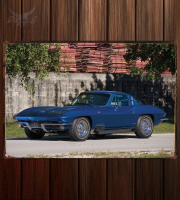 Металлическая табличка Corvette Coupe by GM Styling 